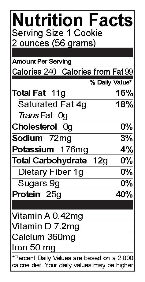 Protein Cookies by Puriva Nutrition, 6-pack