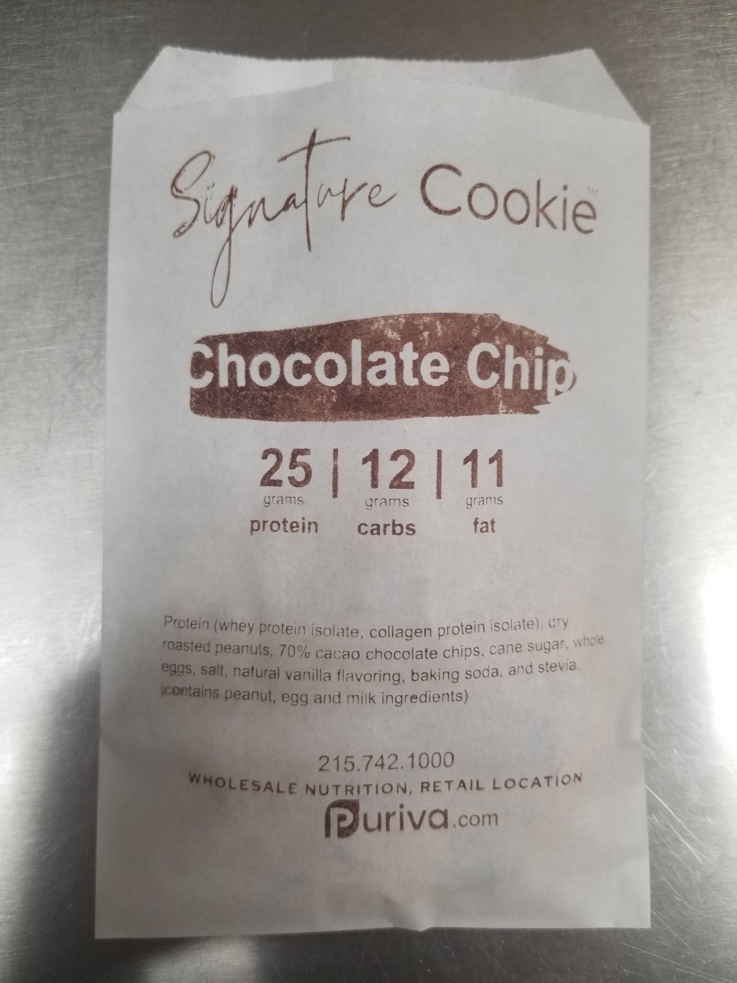Protein Cookies by Puriva Nutrition, 6-pack