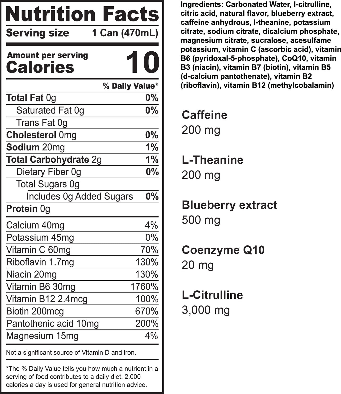 the Energy Drink™ Pineapple Splash 12 Pack