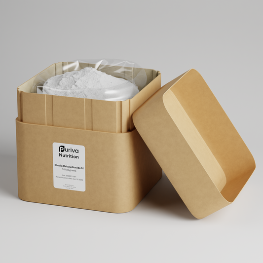 Stevia Reb M powder, (Reb-M | Rebaudioside M), 10 Kilograms | 22 Pounds, Puriva Nutrition