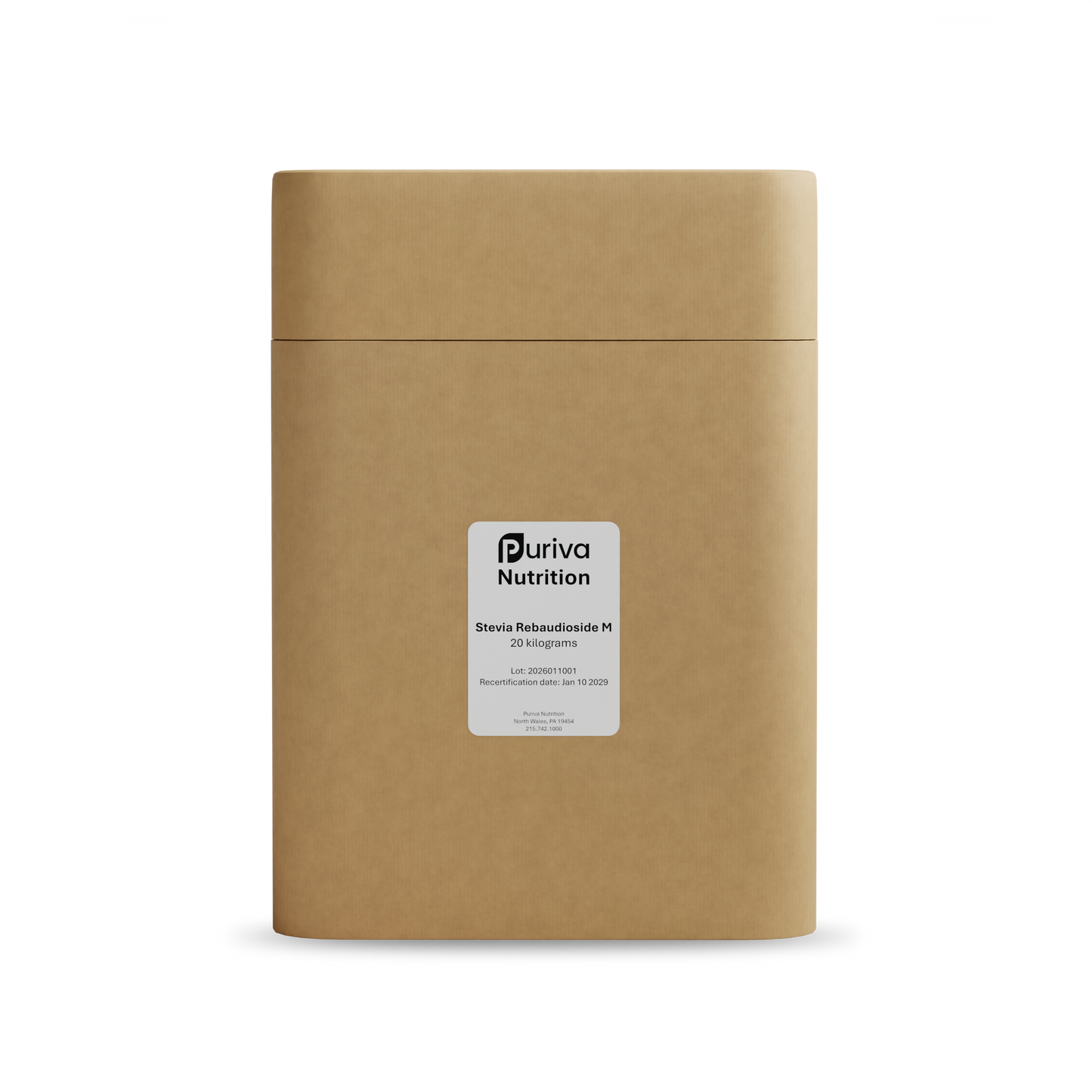Stevia Reb M powder, 20 kilograms | 44.1 pounds