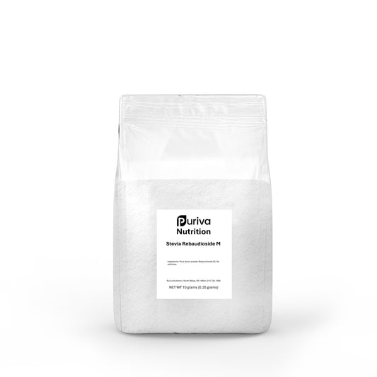Stevia Reb M powder, (Reb-M | Rebaudioside M), 10 grams |300+ servings, Puriva Nutrition