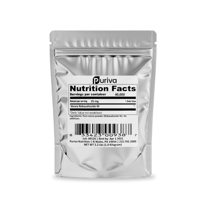 Stevia Reb M powder, 1 kilogram | 2.2 pounds